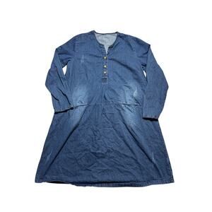 VINTAGE MORDENMISS Blue Denim/Jean Dress, size women's XL, Flowy, wide fitting